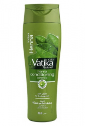 Шампунь для сухих волос с Хной Ватика Дабур (Henna Shampoo Soft and Silky) Dabur Vatika, 200 мл