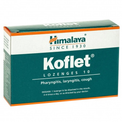 Леденцы Кофлет от боли в горле (Koflet Lozenges), 10 шт